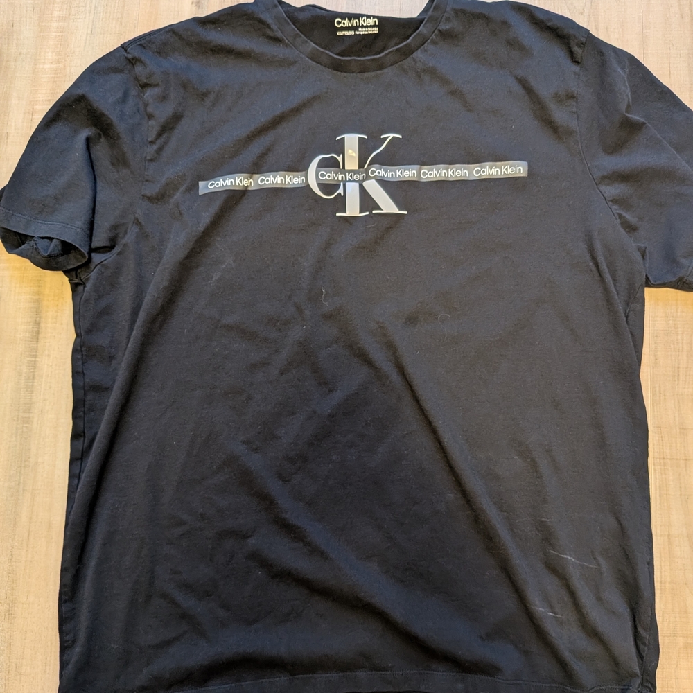 Calvin Klein Black Logo Men's Tee